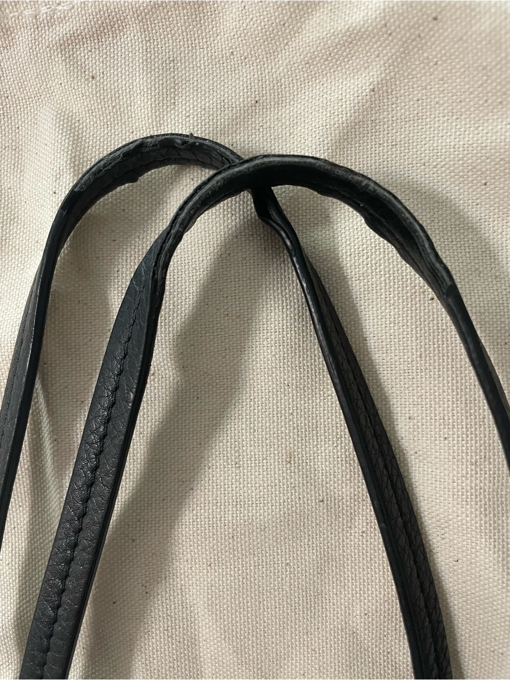 Valentino Black Pebbled Leather Tote with Gold Rockstud Trim - Picture 3 of 11